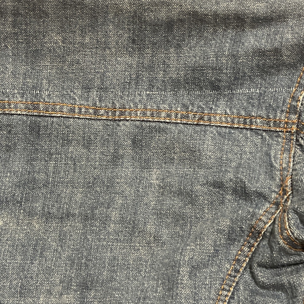 Sts Ranchwear Womens Denim Jacket W/Leather Collar Dolly II - Picture 10 of 11